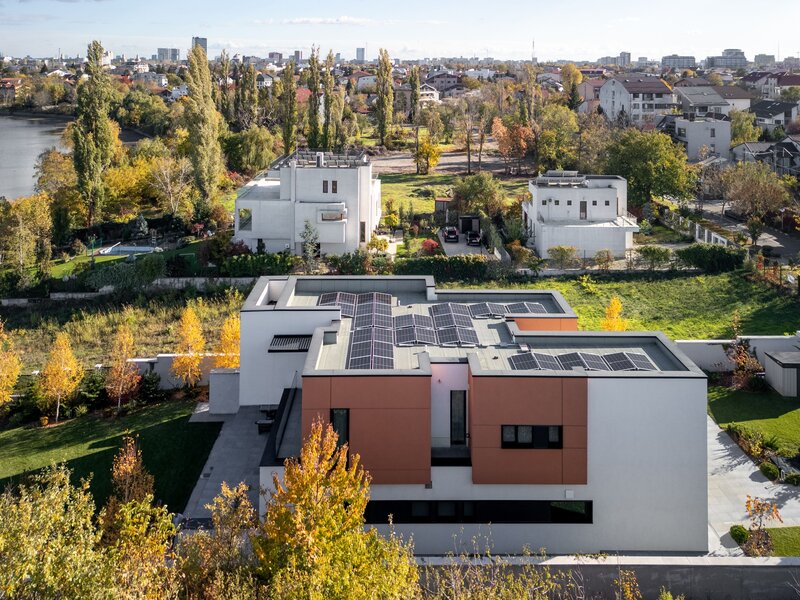 Sector 1, Bucuresti, Smart Home nZEB spectaculoasa cu deschidere lac, teren 2000 mp