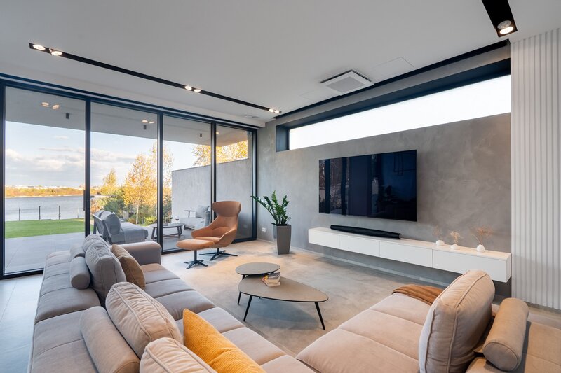 Sector 1, Bucuresti, Smart Home nZEB spectaculoasa cu deschidere lac, teren 2000 mp